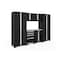 Newage Products Bold Series 7 Piece Garage Cabinet Set with Stainless Steel Top, Black 63053 - alternate 1